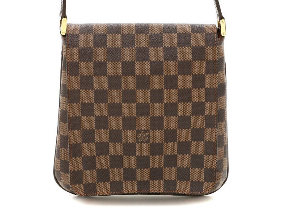 LOUIS VUITTON Musette Salsa Long Crossbody Bag Damier